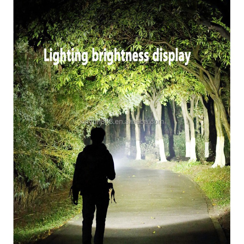 7LED Strong Headlight Far-reaching Searchlight USB Charging Outdoor Headlight Camping Night Fishing COB Red Headlight
