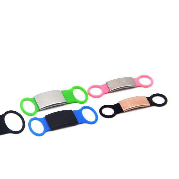 Stainless Steel Personalised Pet Tags Slide On Dog Collar Name Tags