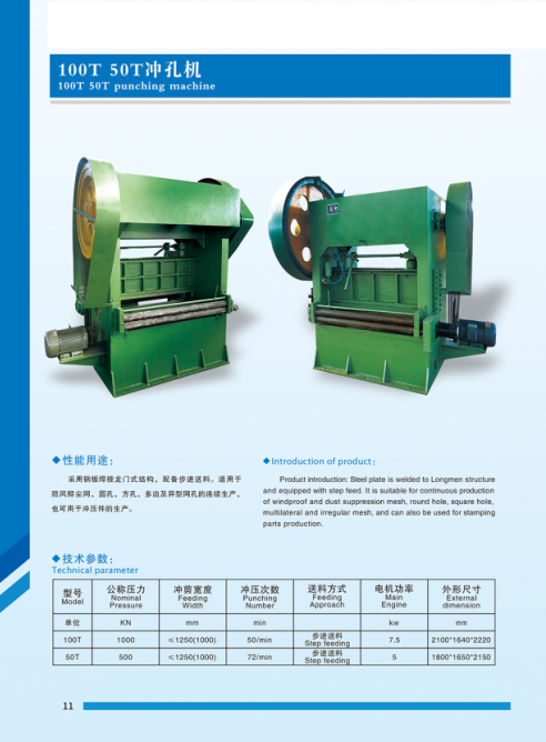 perforated hole machine