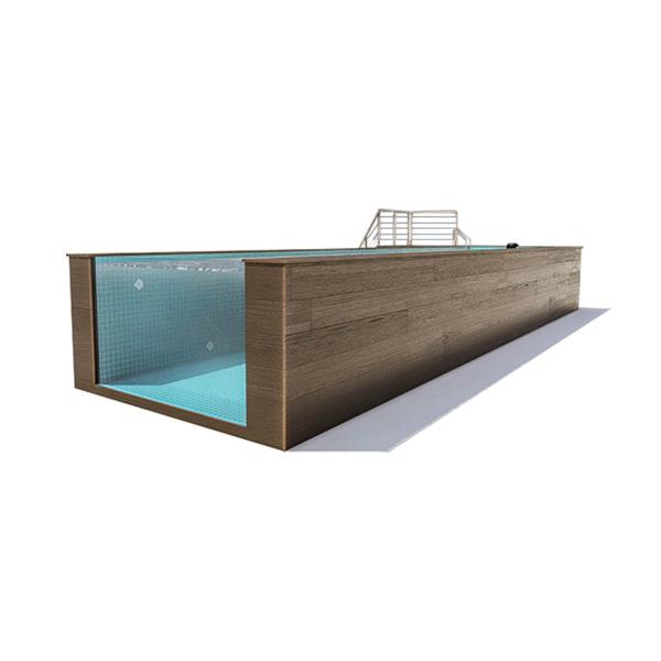 Outdoor Modular Treadmill Principle Container Swimming Pool with Constant Temperature