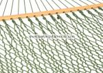 Patio Outside Light Green Rope Hammock Weaving By Wide Spreader Bars 60 Inches
