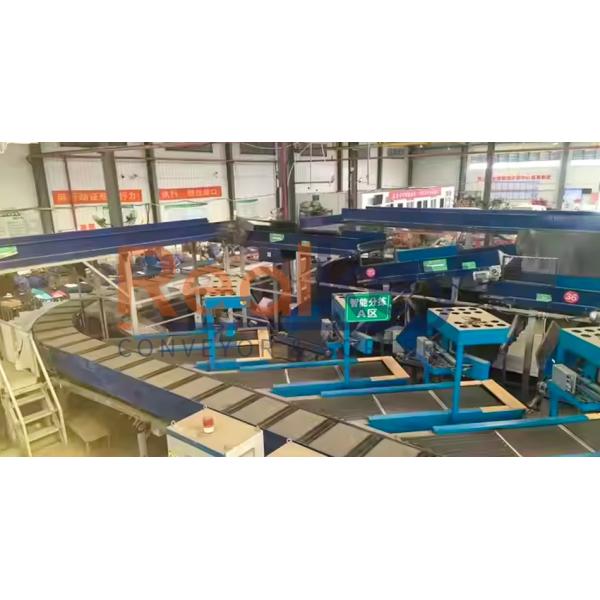 Customizable Cross Belt Sorter System Standardized With Modular Solutions