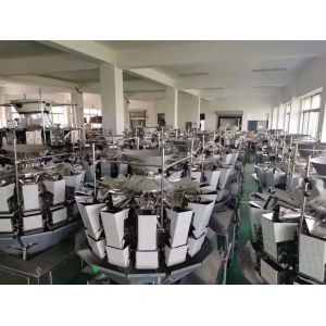 Automatic 10 Head Combination Multihead Weigher Sheet Food Weight Packing