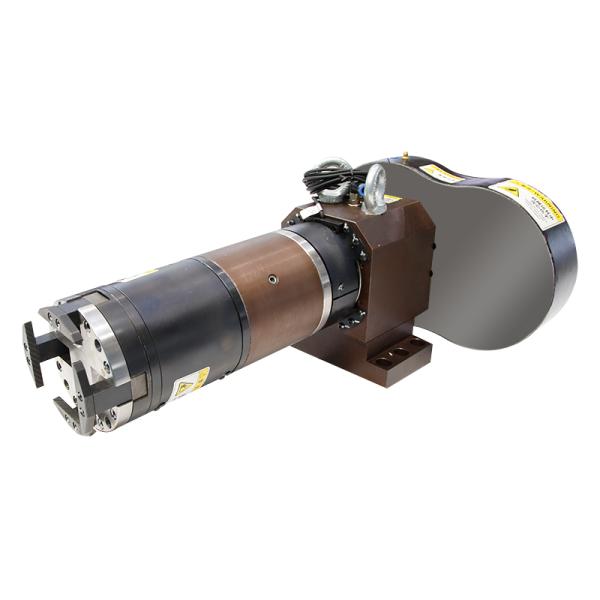 Four-Jaw Double-Action Pneumatic Precision Rotary Feeding Chuck R125s For Metal Processing  For Industrial Machinery Laser Cutting Chuck With Wide Clamping Range