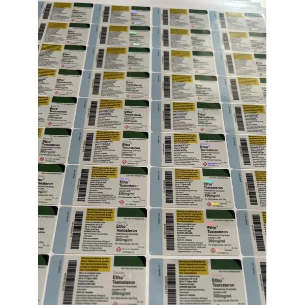 Test Sustan Pharmacy Bottle Labels For 10ml Vials