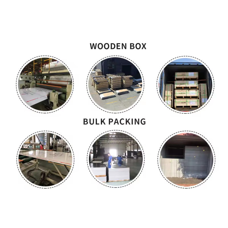 Packaged Aluminum 3D Panels ready for shipment