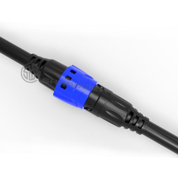IP67 M19 Connector 4 Pin Waterproof Female Connector For industrial Solder Cable