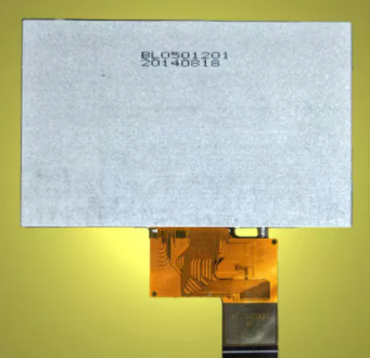 5.0 Inch TFT Lcd Display 800 * 480 Touch Screen RGB Interface High Brightness