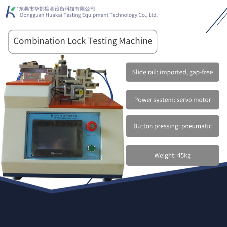 High-Precision Luggage Combination Lock Code Error Tester Combination Lock Accuracy and Error Probability Testing Equipment
