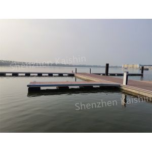 Buy cheap Customized Marine Finger Pontoon Long HDPE Floats with WPC Decking product