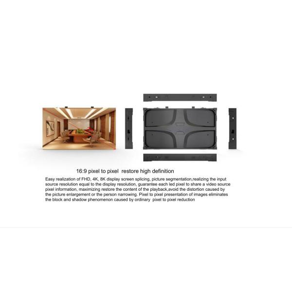 Fully Front Access Indoor Fixed LED Display Invisible Line Design For Meeting Room