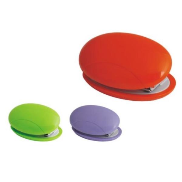New Design Oval Shaped 6mm Hole 2 Holes Paper Punch for 15 Sheets Capacity