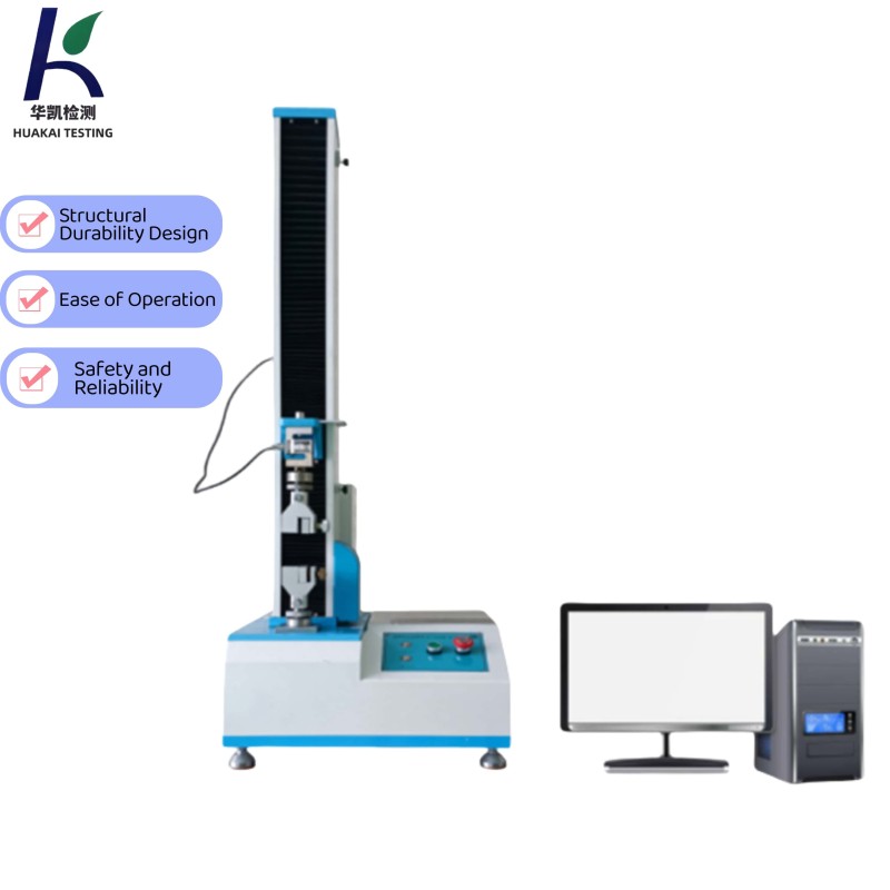 Single Column Computerized Automatic Electronic Tensile Testing Machine for