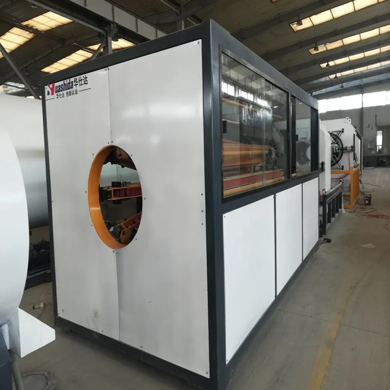 PU Foam Pre-Insulated Pipe Extrusion Line with HDPE Outer Jacket Featuring Vacuum Calibration Technology and Large Diameter Capability Up to 2200 mm