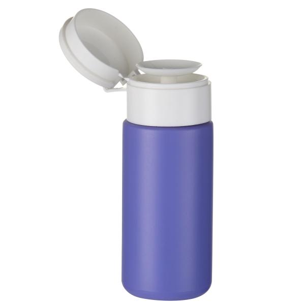 PP Plastic 100ml Nail Polish Remover Pump Bottle With Press Pump