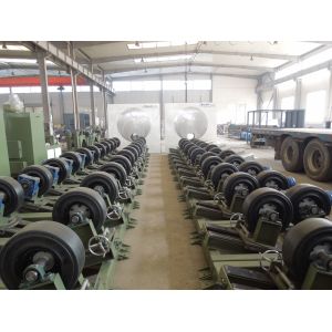 426-820mm 3 Layer PE 2PE Steel Pipe Internal External Blasting Machine