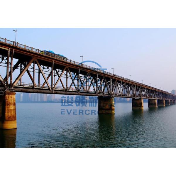 Custom Beam Truss Bridge Fast Installed Deck Type Truss Bridge