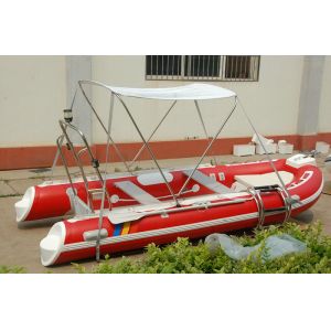 Buy cheap Funsor 3.9m Orca Hypalon HRIB-390 inflatable boat with YAMAHA motor red color product