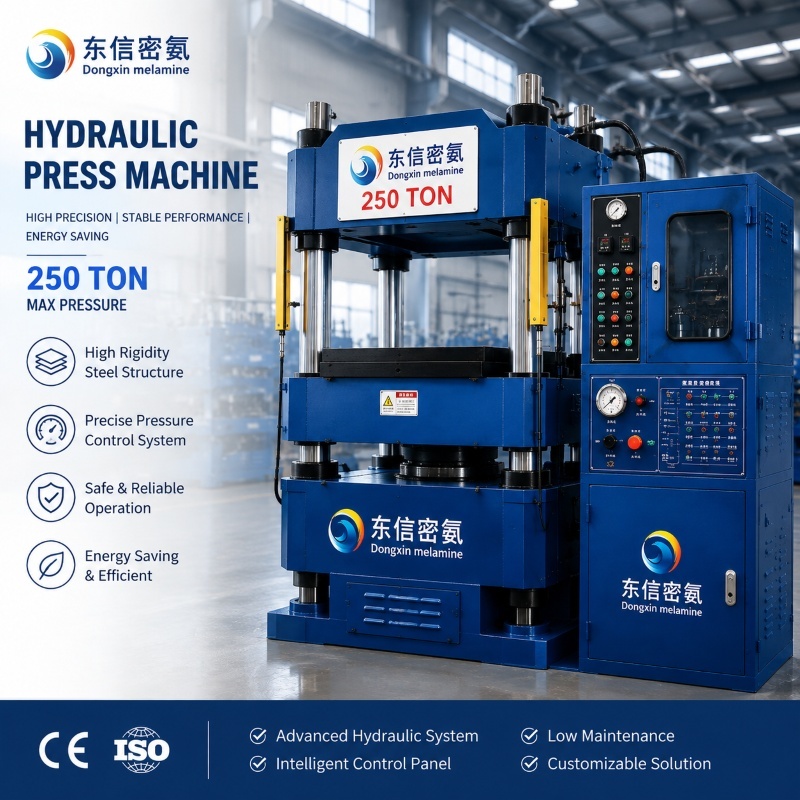 Compression Manufacturing Method Semi Automatic Melamine Press Machine Designed