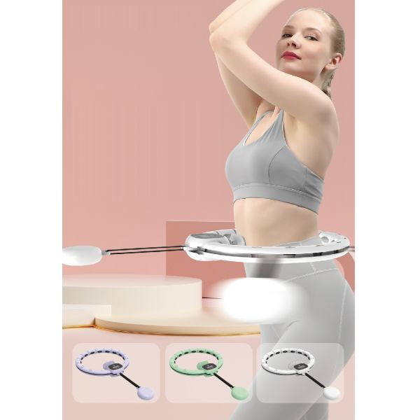 Adjustable Weighted Hula Hoop for Adults