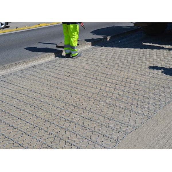 MESH Reinforced Hexagonal Wire Mesh To Strengthen The Road