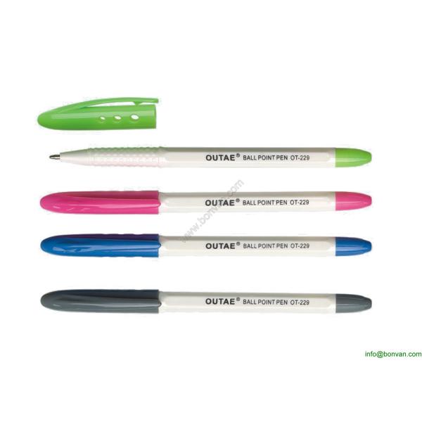 hexagonal body office pen,hexagonal promotional simple pen