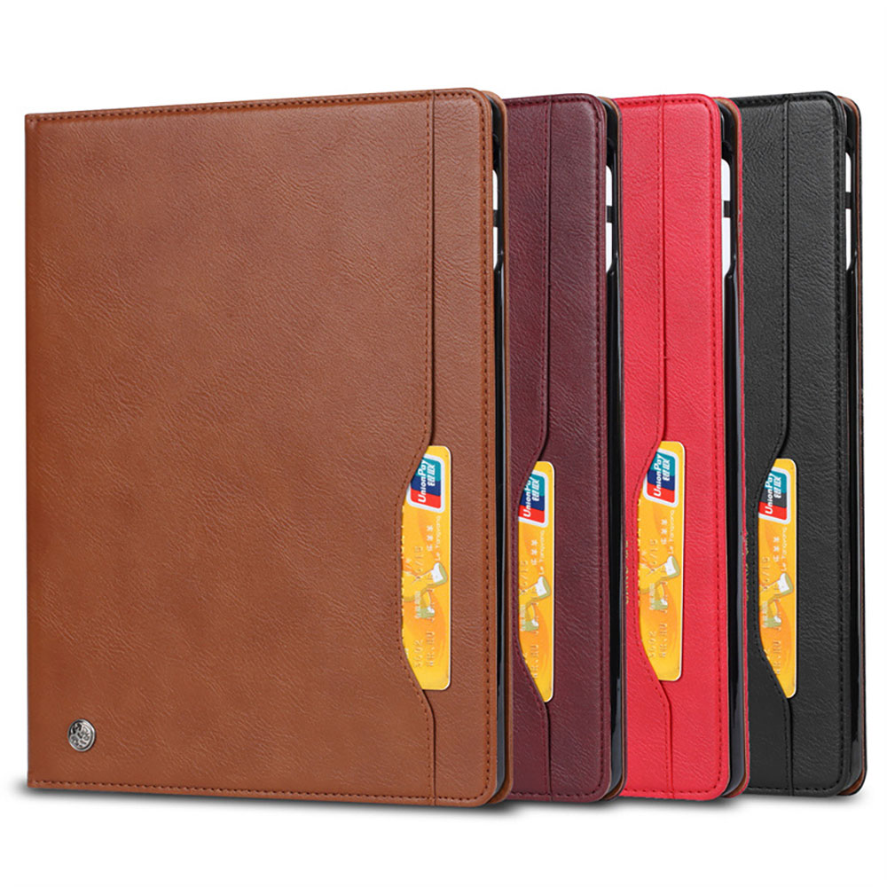 Laudtec Suitable for Apple for iPad Pro 13 2024 Tablet Protective Case with Sleep Mode Pen Slot Multi Functional Card Slot