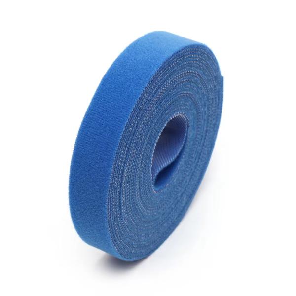 Self Adhesive Hook And Loop Strap Customized Back To Back Cable Tie Colorful