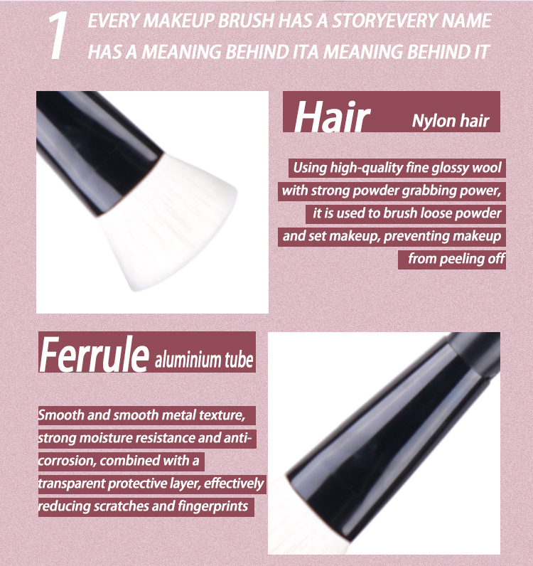 Faux Wool Flat Head Cream Paste Brush, OEM/ODM Services Available-Product Code: Y06