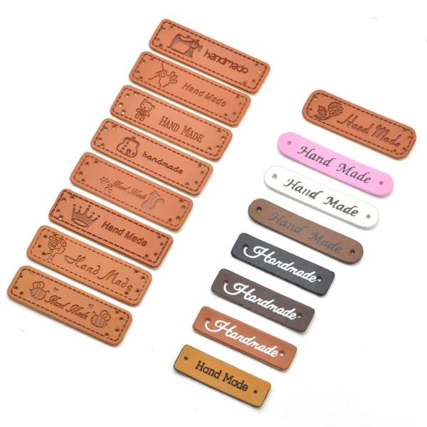 Personalized Logo Garment Leather Patch Custom Jeans Leather Patch Custom Clothing Label Tag