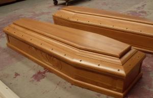 Buy cheap 192-56-43cm Italy funeral casket , paulownia wooden coffins product
