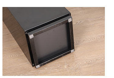 Square Hotel Waste Bin Customized Trash Can Pressing Type Eco Friendly