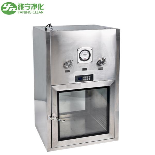 YANING CE Certificate Stainless Steel Clean Room Dynamic Pass Box Clean Room Equipment Dynamic Pass Through Box for Laboratory