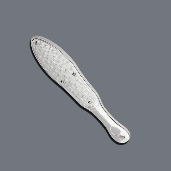 Professional Long Handle Manual Foot File Salon Grade Double Sided High Density Emery Foot Rasp Waterproof Reusable Dead Skin Callus Remover for Spa