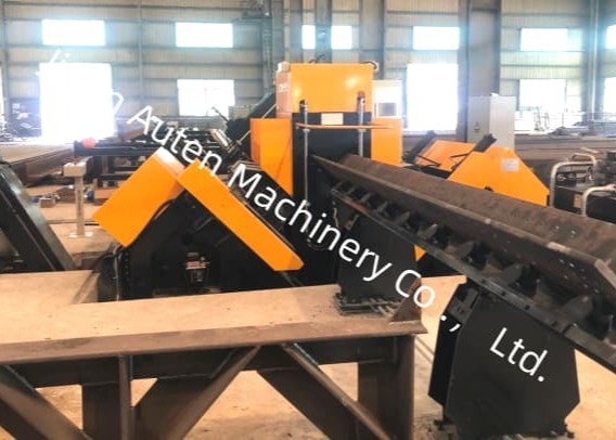 ADM2532 Model CNC Angle Steel Table Drilling Marking Machine PLC Motor 40mm Max Drilling