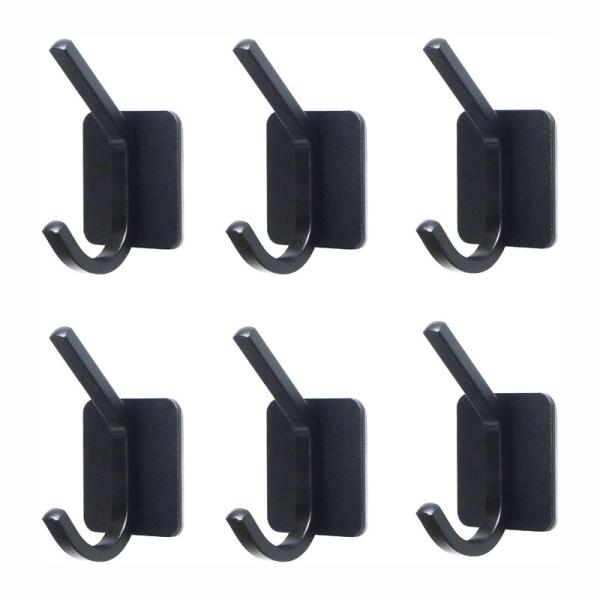 Heavy Duty Wall Hooks Waterproof Aluminum Hooks Adhesive Hooks