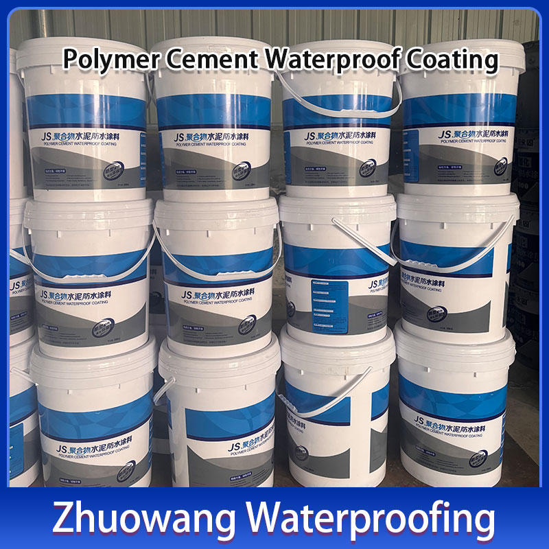 Low Voc Polymer Cement Waterproof Coating For External Wall JS Two Component 20kg/Barrel 25kg/Barrel
