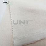 White Polyester Tie Interlining Fabric For Silk Tie Shrink Resistant