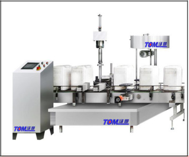 Single Head Automatic Filling And Capping Machine Rotary 20L 800BPH
