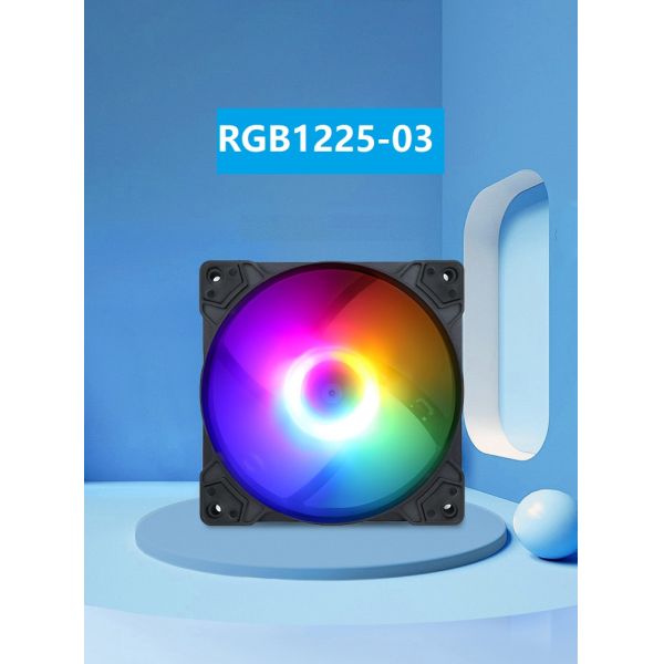 Remote Control Adjustment Light Computer Rgb Fans Pc Case Cpu Cooler Colorful Rgb Rgb Cooling Fan