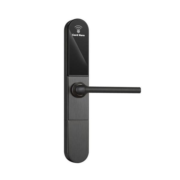 M1 Electronic RFID Hotel Door Lock Support Card hotel Software Management For Keyless Entry Narrow Door