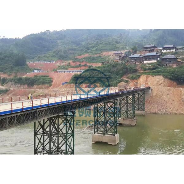 321-Type Bailey Truss Bridge Three Rows Of Single-Layer Reinforcement OEM
