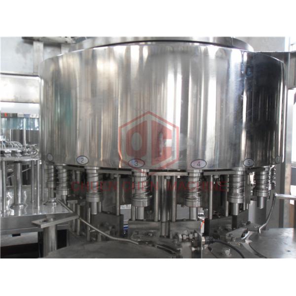 Rotary Type 3 In 1 Combi Automatic Liquid Filling Machine For Plastic Bottle