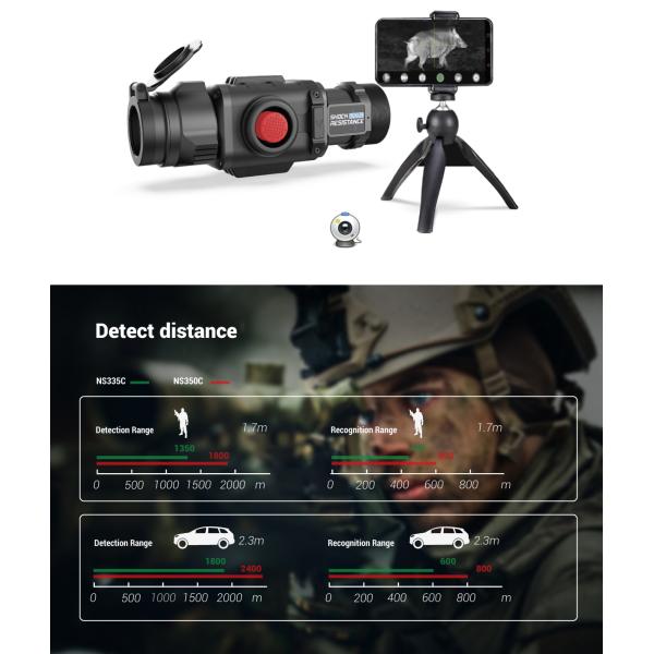Smartphone Operate Varmint Hunter Thermal Clip On
