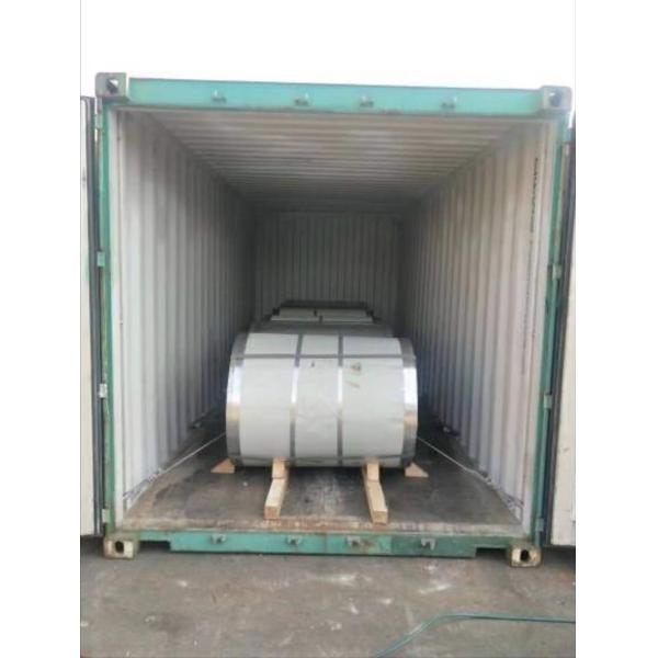 914 - 1250mm Width Colour Coated Galvanised Sheets Bright Finish / Spangle Surface