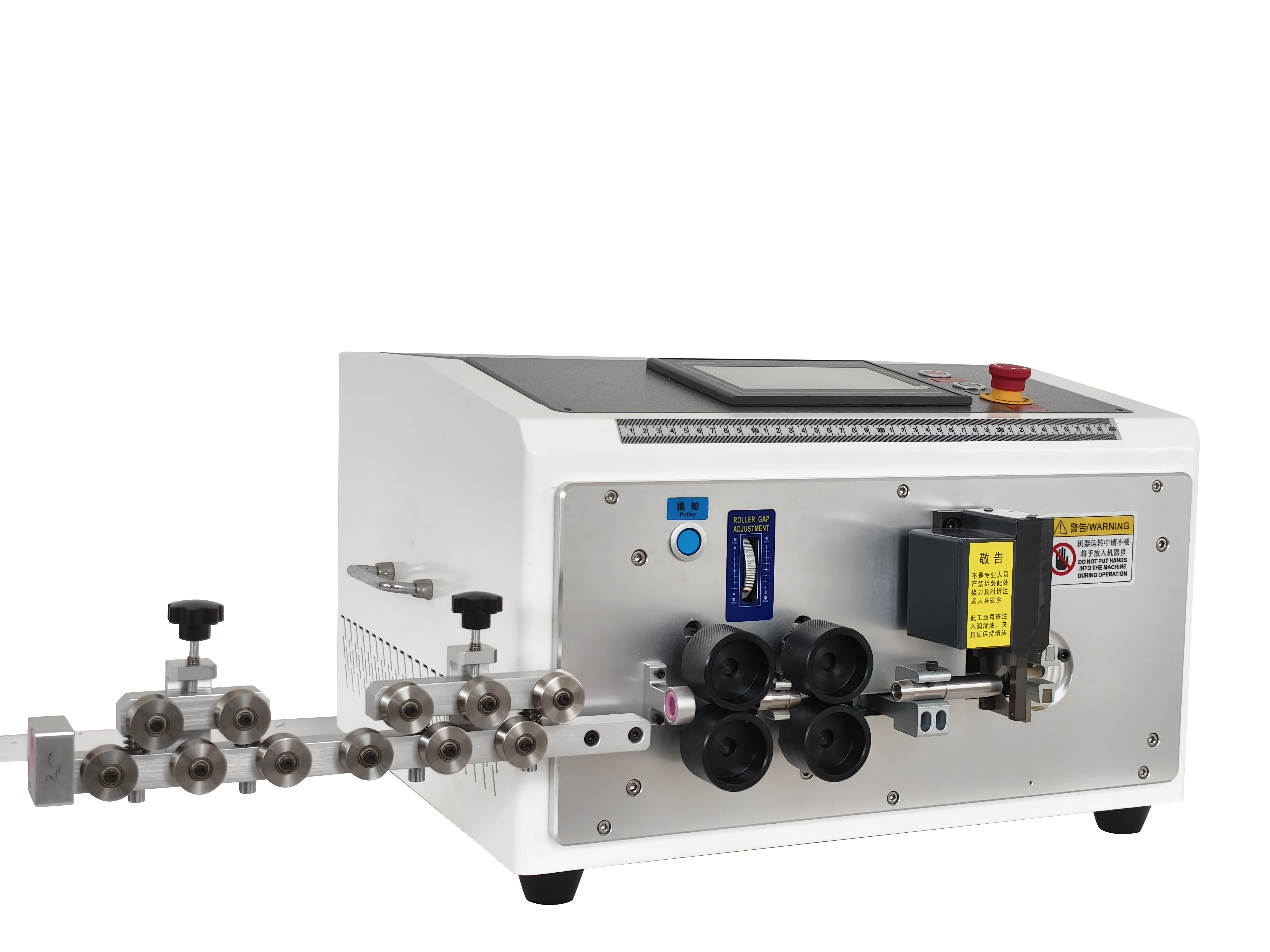 PLC Cable Cutting Machine 7 Inch Touch Screen Wire Processing Machine 220V