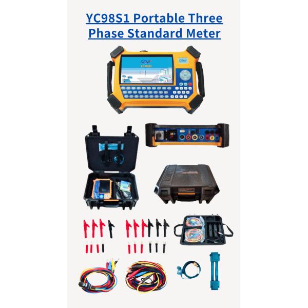 High precision 0.05% Portable Three Phase Standard Meter