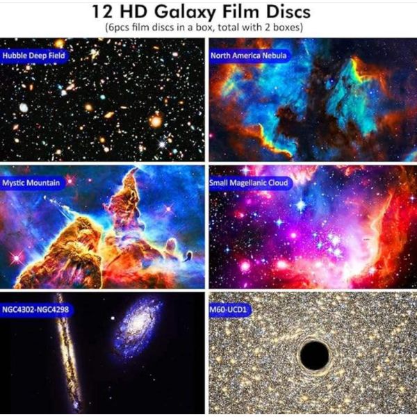 360 Degree Galaxy Projector for Room Galaxy Star Projector Light Planetarium Projector
