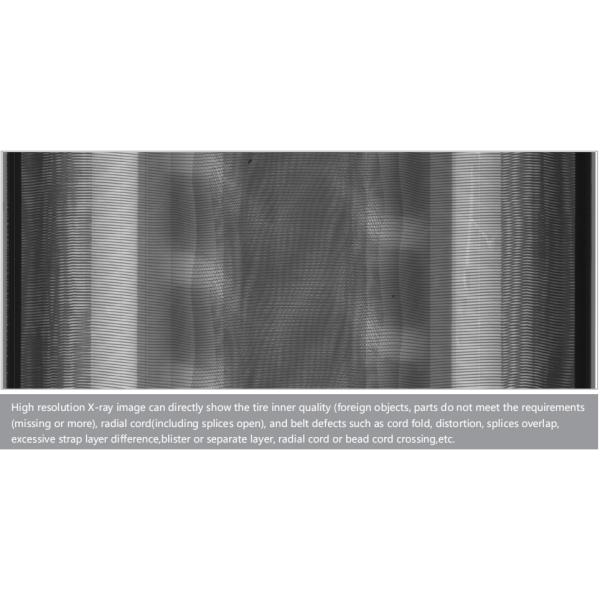 Advanced UNL Series NDT X-RAY Machine For Tire Inspection DR U Type Line Array Detector