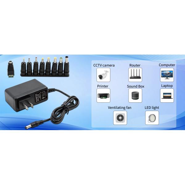 2A AC/DC Adapter 12V 2000Ma Power Supply UL Listed For LED Strip Lights GPS Routers